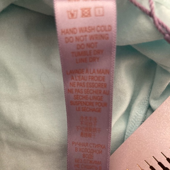 NWT Savage Fenty Peek-a-boo Cami Seashell Blue Plus Size 3X MSRP $39.95 - Picture 6 of 8